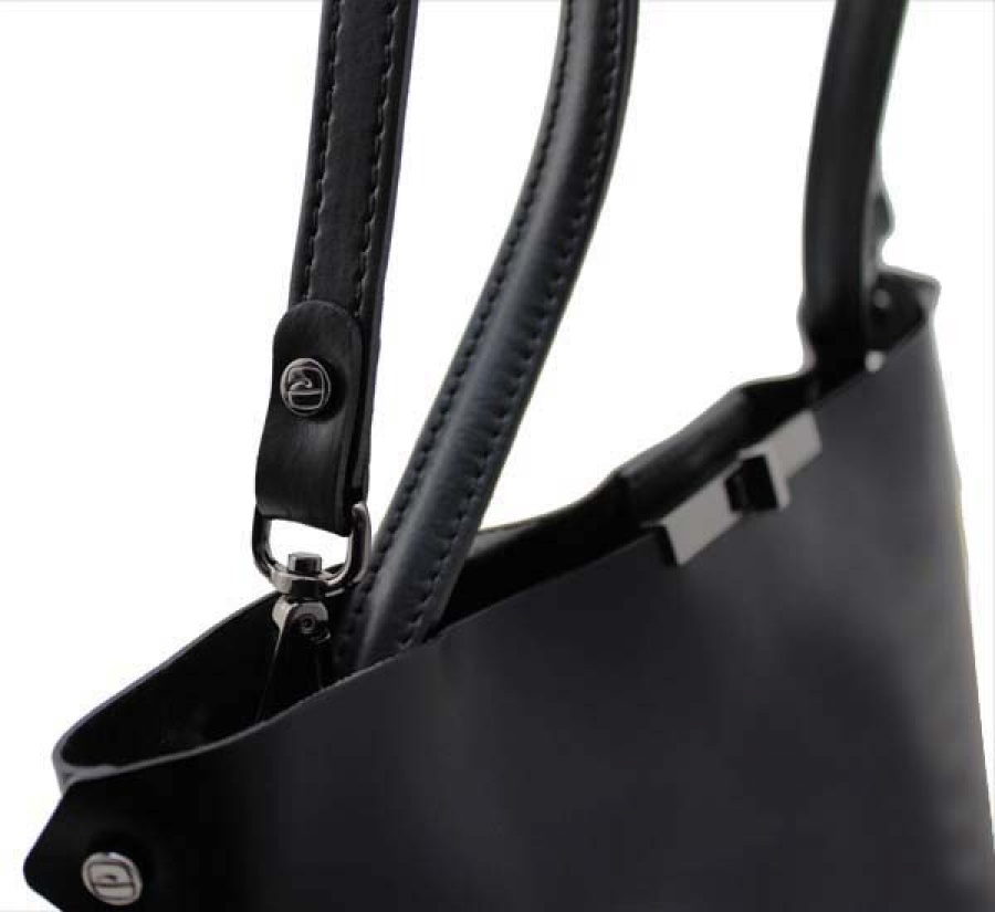 Borsa a spalla gianni chiarini flo nero-peltro | Zoee.it