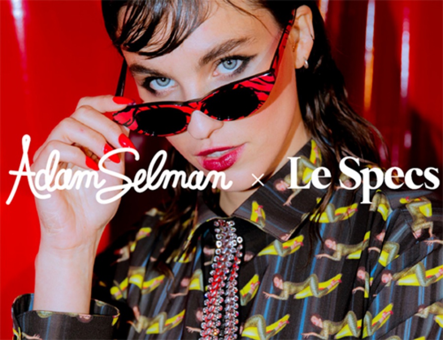 Le specs occhiali adam selman the breaker black - dettaglio 4